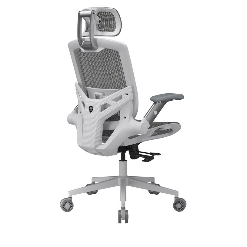 4711649770037-Fauteuil Cougar Speeder One - accoudoirs rabattables - appuie-tête réglable - blanc--6