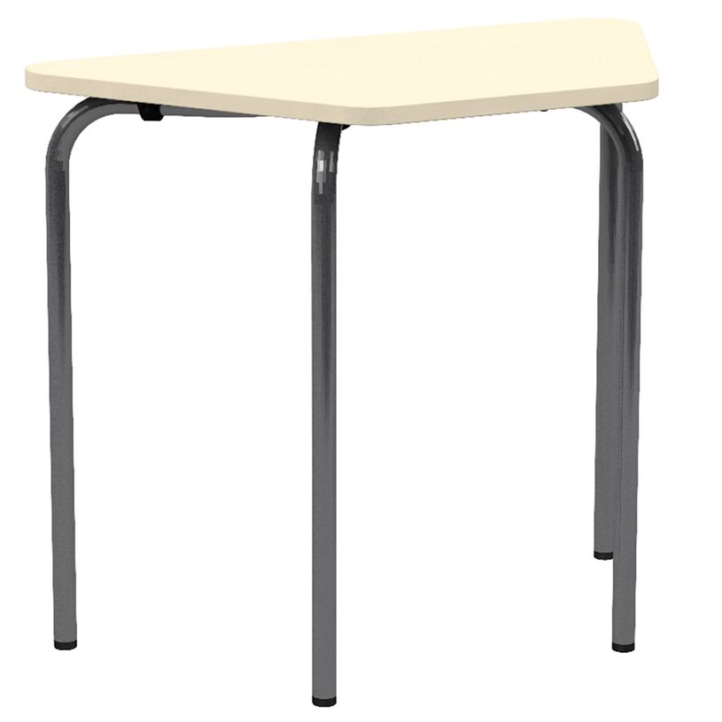 -Table CONFIG II - plateau ép.24 mm stratifié - chant ABS - piètement époxy - 90x50 cm - T6--0