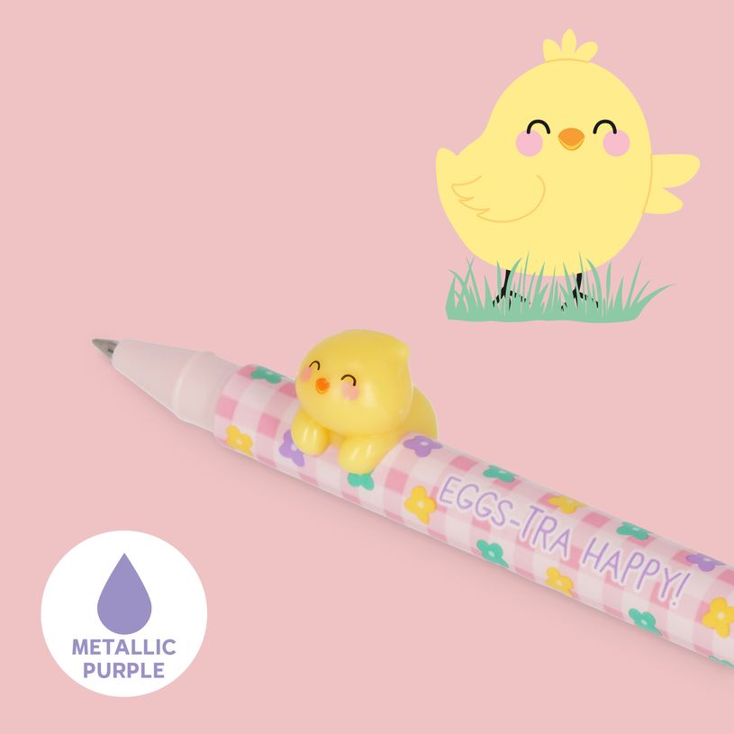 8052694117580-Legami – Set de Stylos à Encre Gel Lovely Friends – Hoppy Easter – Coffret Papeterie Spécial P