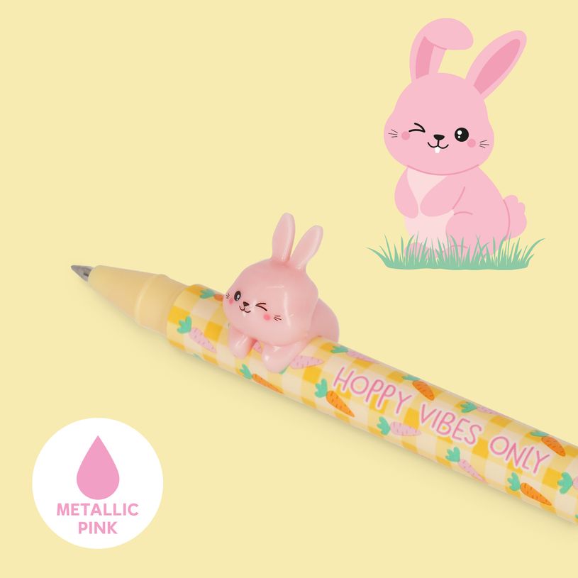 8052694117580-Legami – Set de Stylos à Encre Gel Lovely Friends – Hoppy Easter – Coffret Papeterie Spécial P