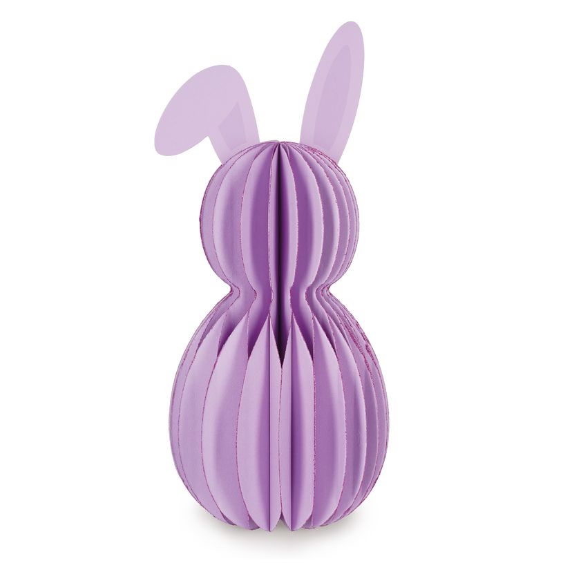 8052694117719-Legami – Lot de 2 Lapins en Papier Pliables – Hoppy Easter – Décoration de Pâques--2