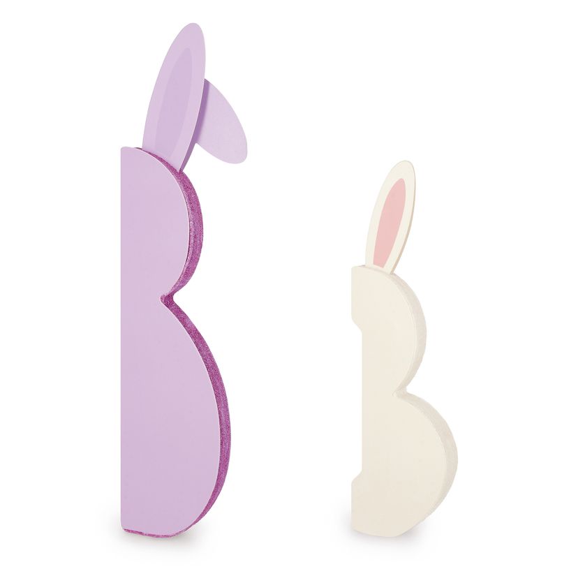 8052694117719-Legami – Lot de 2 Lapins en Papier Pliables – Hoppy Easter – Décoration de Pâques--4