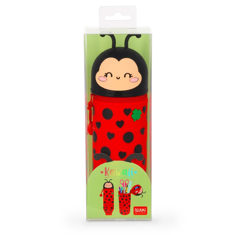 8052694115364-Legami – Trousse 2‑en‑1 Ladybug Get Lucky Coccinelle--4