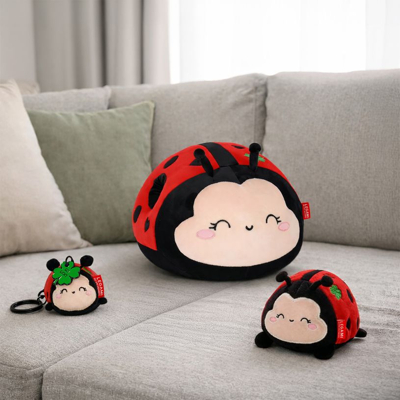 8052694115418-Legami – Porte‑Clés Peluche Super Soft Tiny Coccinelle Ladybug--5