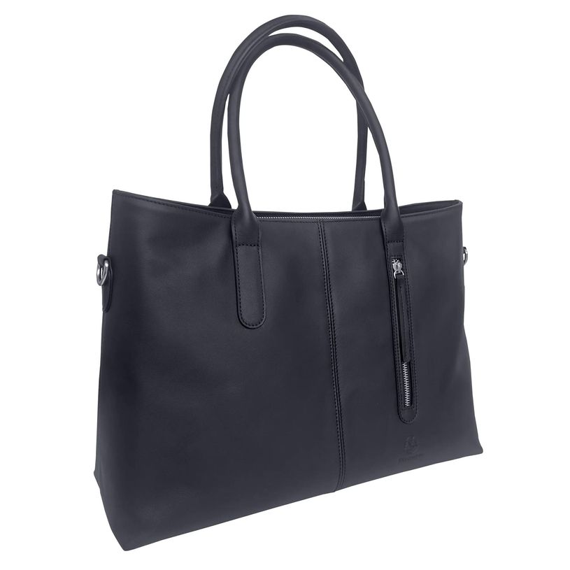 3130630176770-Sac cabas ordinateur IconiK cuir noir EXACOMPTA--1