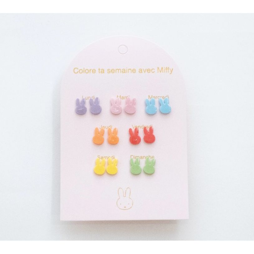3760343065834-Miffy – Carte boucles d’oreilles – 7 paires--0