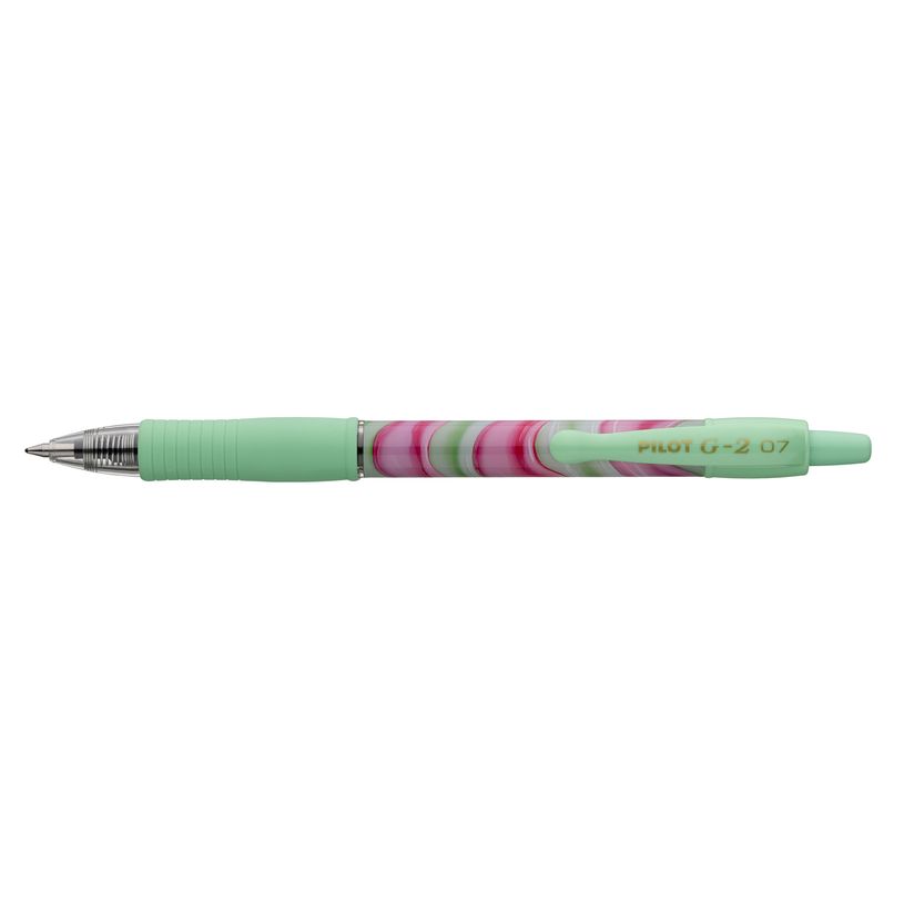 4902505690266-Pilot G-2 Flow 2026 – Roller encre gel - Encre noir – Pointe moyenne – Vert--0