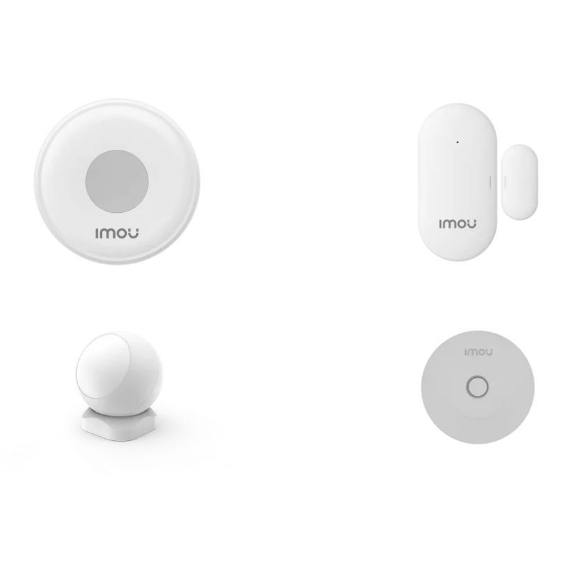 6976391036154-Imou - Kit alarme connectée - 5 éléments - sans fil - blanc--0