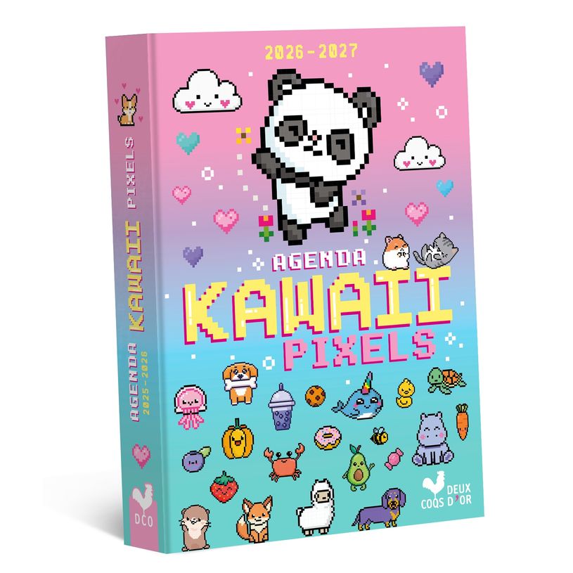 9782017359234-Agenda Pixels Kawaii --0