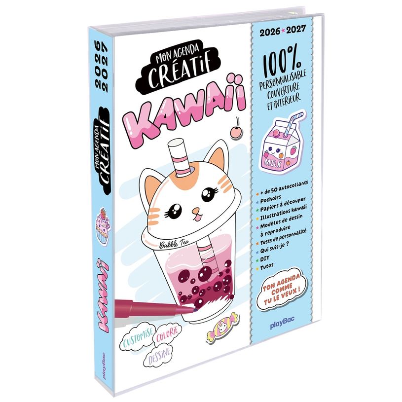 9791070160558-Mon agenda créatif Kawaii --0