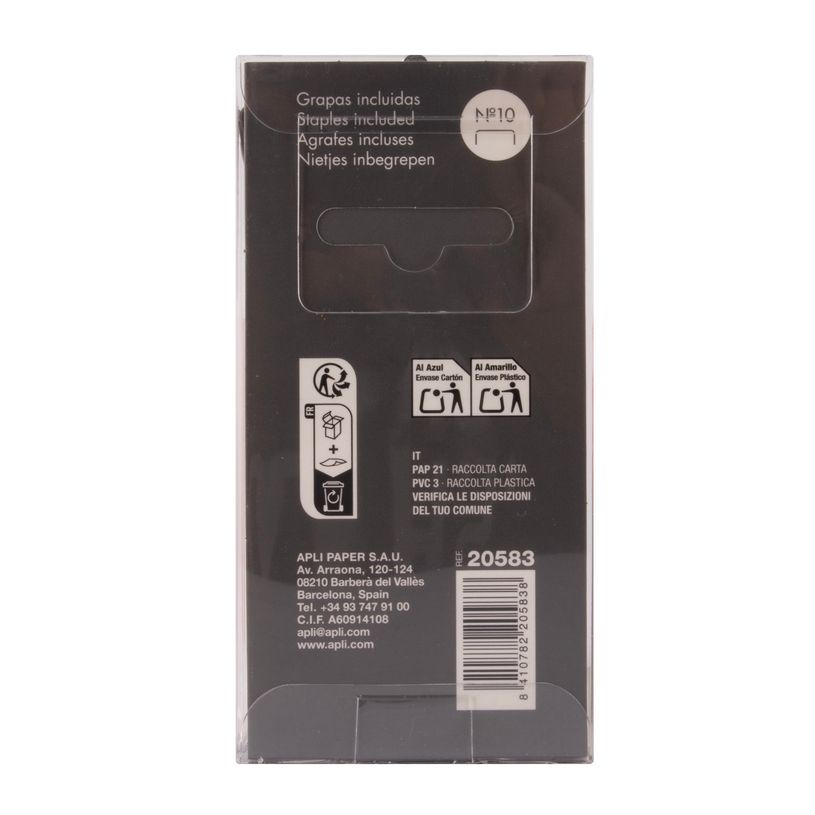 8410782205838-Apli – Agrafeuse noire métal Up North - agrafes n°10 x50 --2