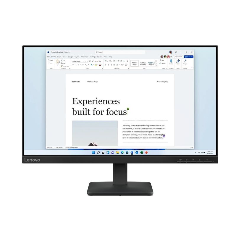 198156534620-Lenovo L24-4e - Écran LED 23.8" - Full HD - 100 Hz - noir-P_405265081_7-0