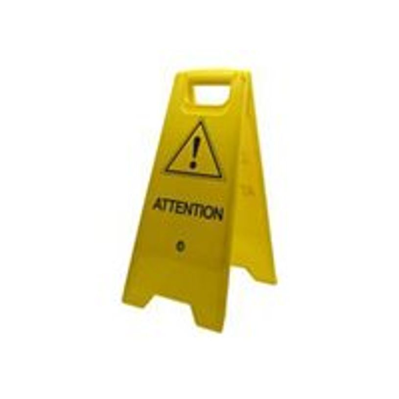 3701254715975-Wonday - Signe triangle attention - 280 x 610 mm - sur pied - polypropylène - jaune-P_405265091_1-0