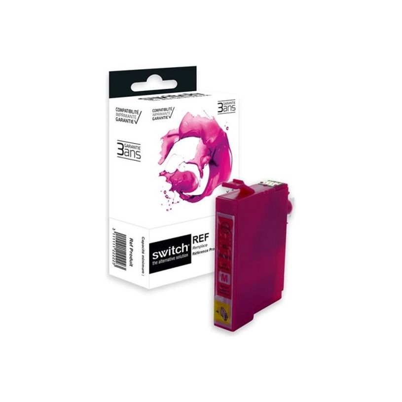 3700654242388-Cartouche compatible Epson T0613 Ourson - magenta - Switch-P_405265230_1-0