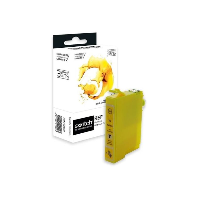 3700654242395-Cartouche compatible Epson T0614 Ourson - jaune - Switch-P_405265231_1-0