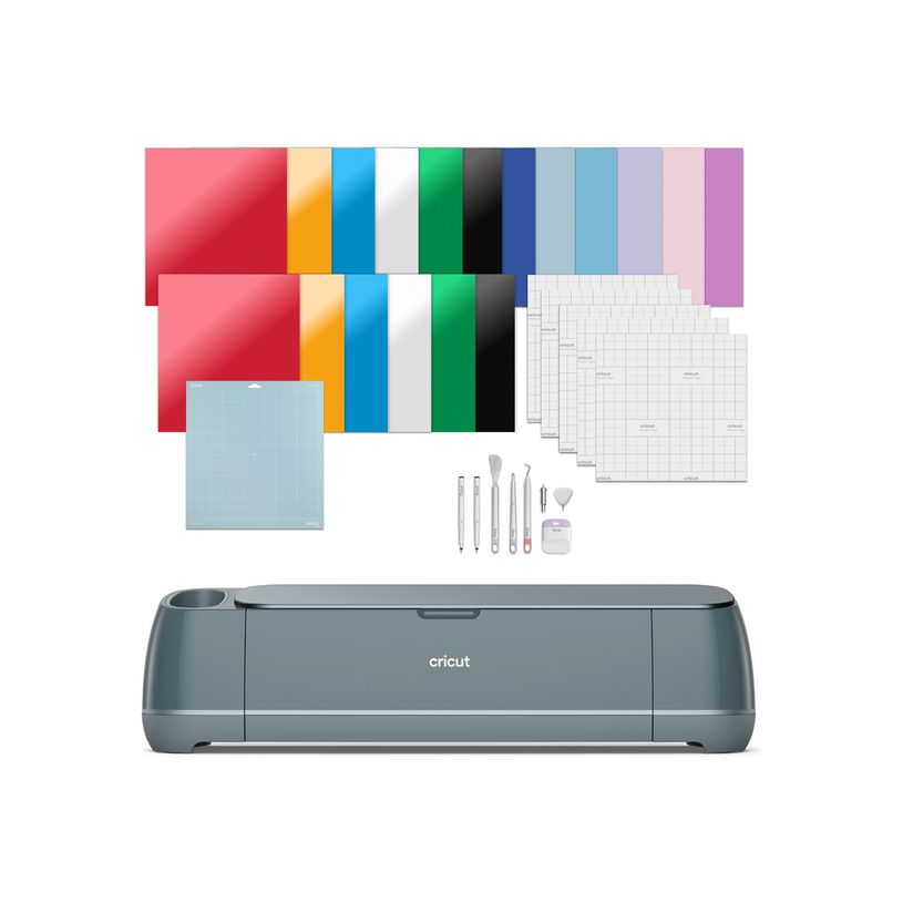 093573897207-Cricut Maker 4 Essentials Bundle - Machine de coupe électronique - bleu-P_405265270_1-0