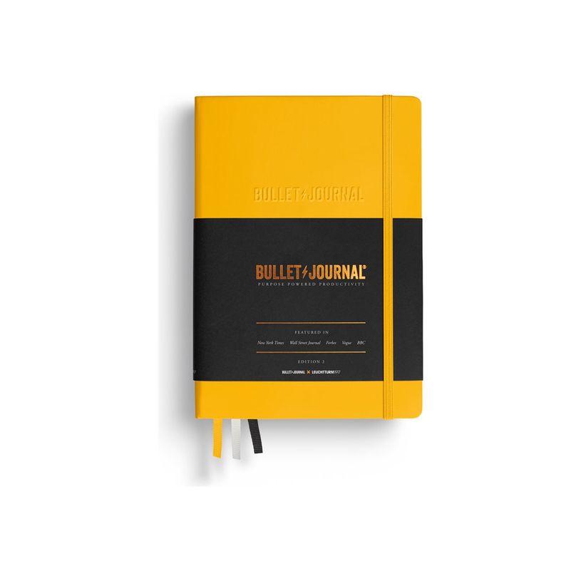 4004117655128-Leuchtturm1917 Bullet Journal Edition 2 - Journal à puce - moyen A5 - pointillé - jaune-P_405265303_1-0