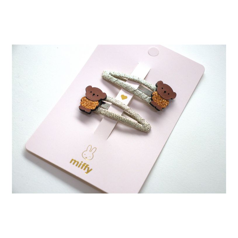 3760343066022-Miffy – Duo barrettes Oursin Boris-P_405265339_2-3