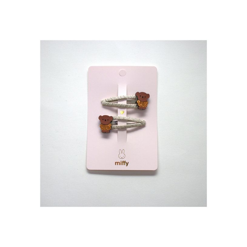 3760343066022-Miffy – Duo barrettes Oursin Boris-P_405265339_3-5