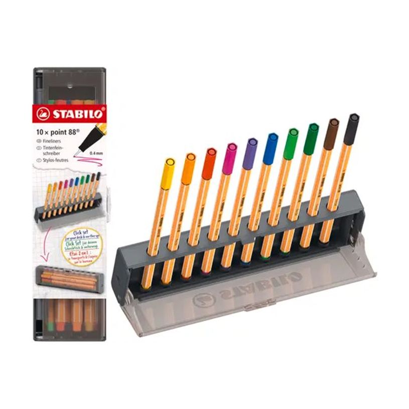 4006381623834-STABILO point 88 - Crayon-feutre - permanent - couleurs assorties - 0.4 mm - fin (pack de -P_405265836_1-0