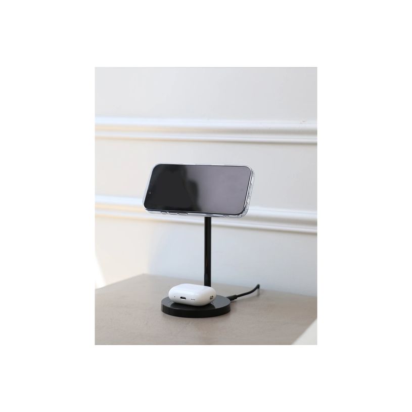 3701506207999-Casyx - Support de chargement sans fil - 2 en 1 + adaptateur secteur - 20 W - Noir cosmiqu-P_405265857_7-2