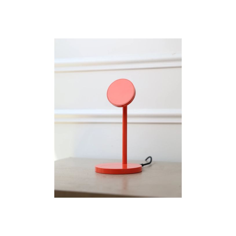 3701506207104-Casyx - Support de chargement sans fil - 2 en 1 + adaptateur secteur - 20 W - Rouge radian-P_405265859_6-3