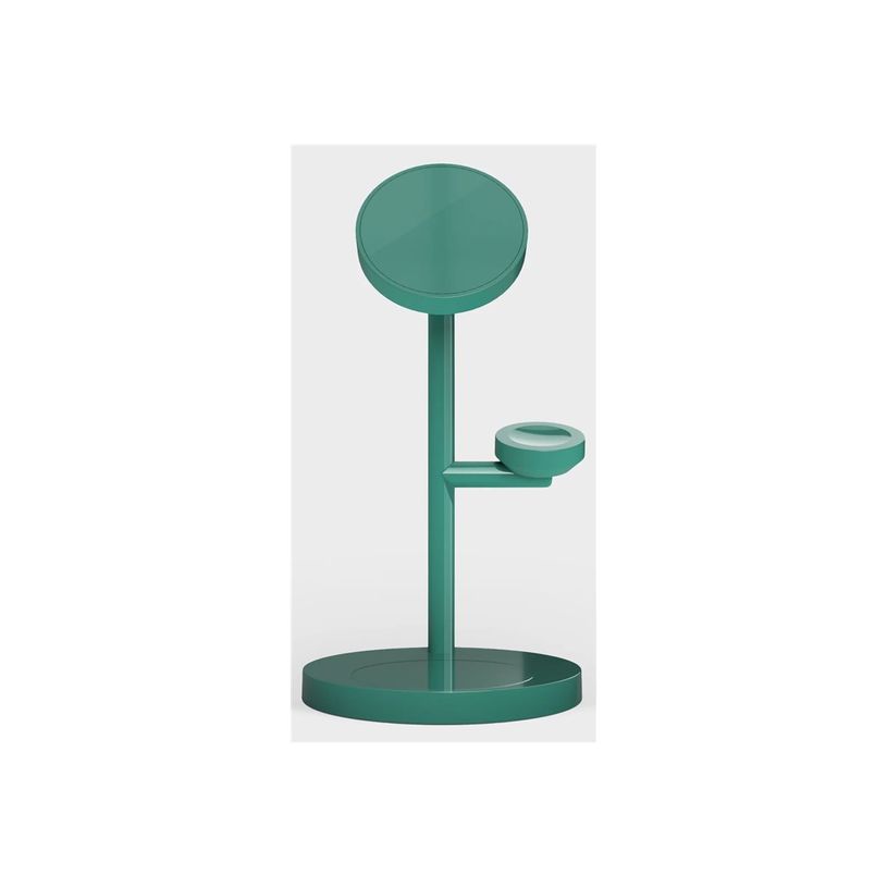 3701506208019-Casyx - Support de chargement sans fil - 3 en 1 + adaptateur secteur - 30 W - Vert polaire-P_405265862_4-1