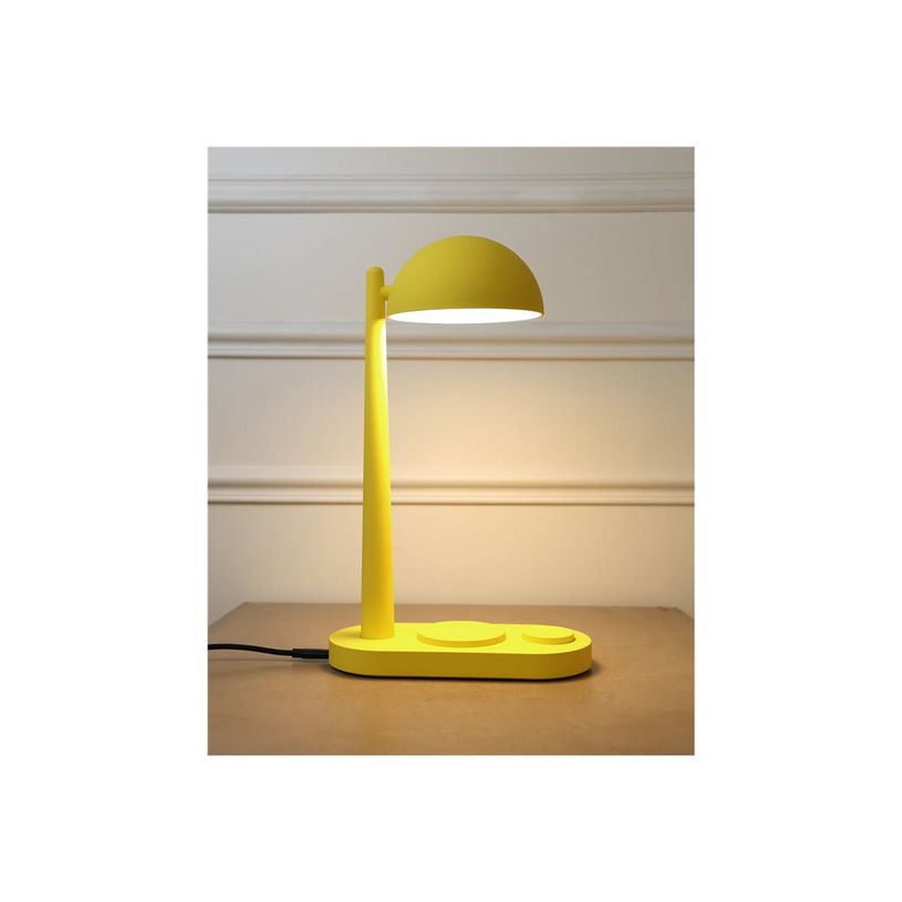 3701506207326-Casyx - Lampe de bureau avec chargeur sans fil - LED - lumière blanche chaude - 4000 K - -P_405265867_5-3