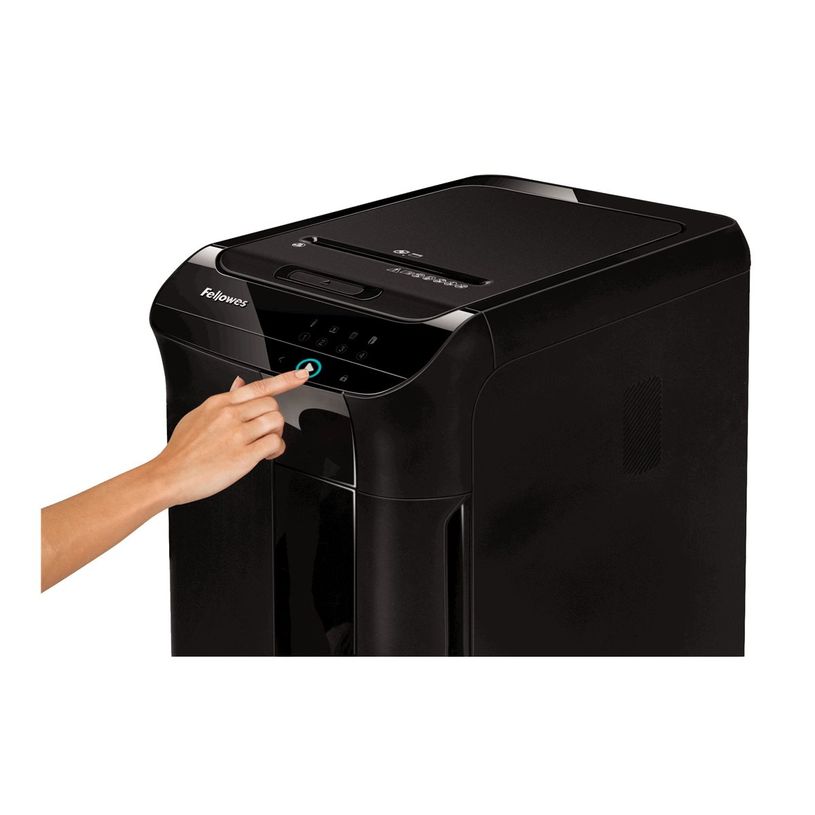 0043859804986-Fellowes AutoMax 450C - destructeur de documents coupe particules croisée - 450 feuilles - Corbeille 6--5