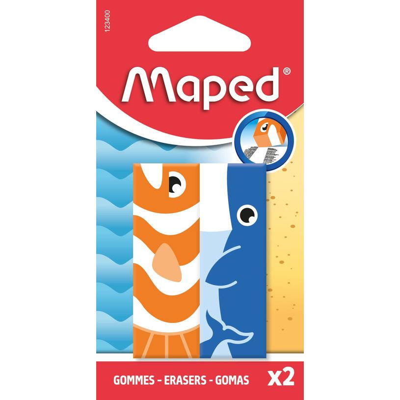 3154141234002-MAPED - 2 gommes ANIMAL - coloris assortis--2