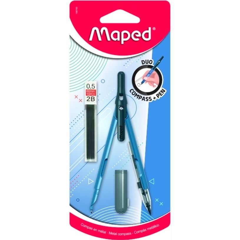 3154141987007-MAPED - Compas pen - mine automatique - coloris assortis--0