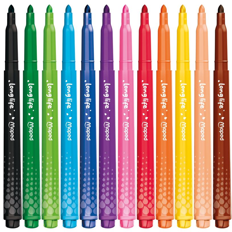 3154148440000-MAPED - 12 feutres LONG LIFE 2.0--1
