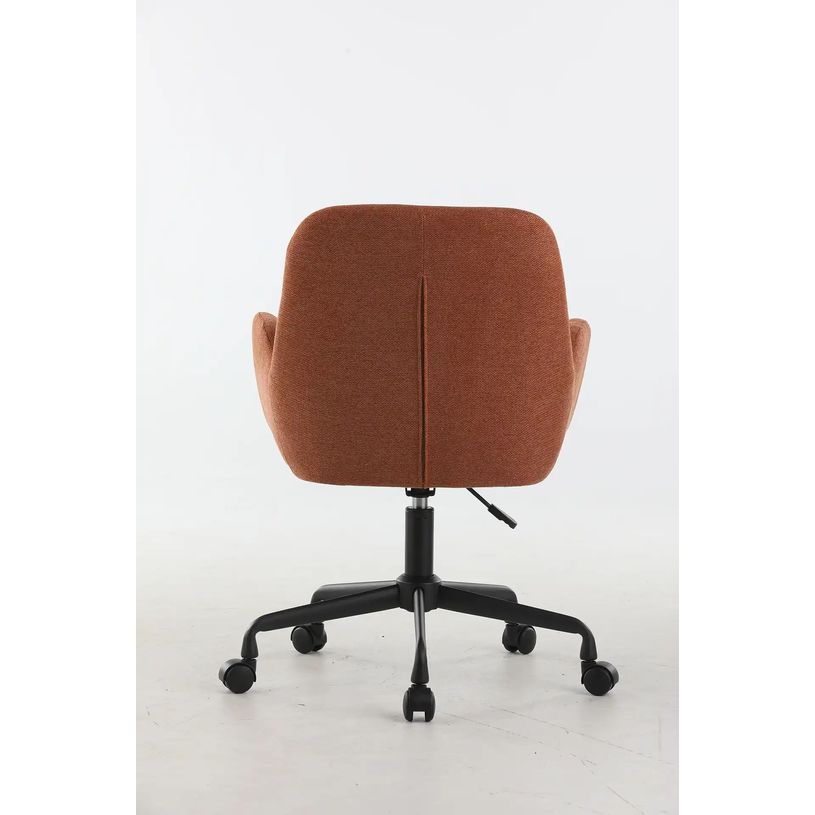 3701338803840-Chaise SHINEO - avec roulettes -  Terracotta--4