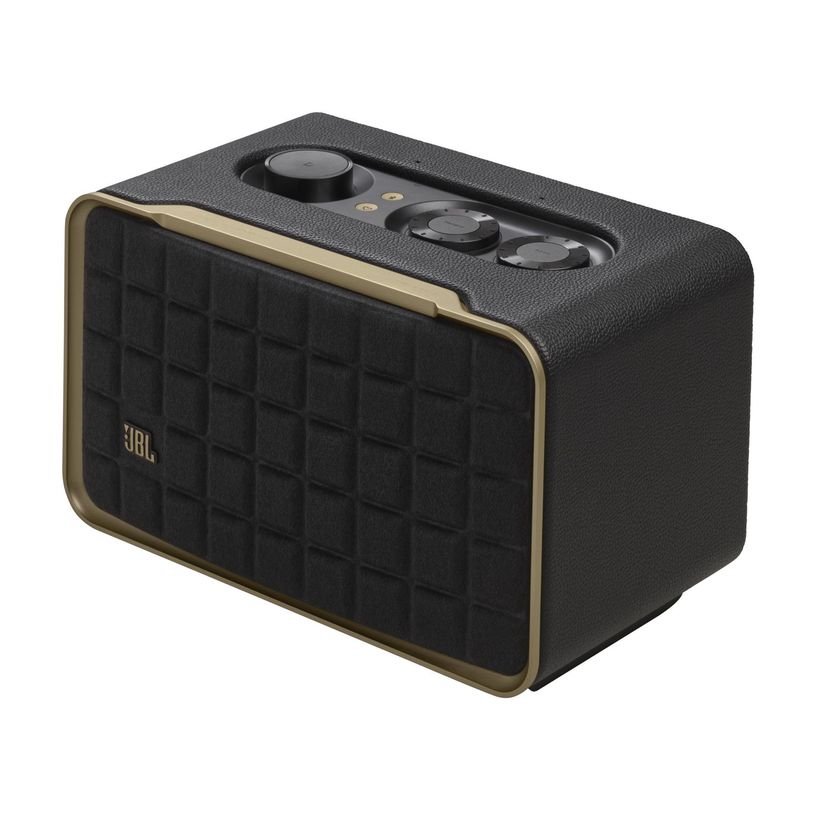 1200130000638-JBL Authentics 200 - Enceinte intelligente - 2 haut-parleurs - Bluetooth, Wi-Fi 6 - noir--0