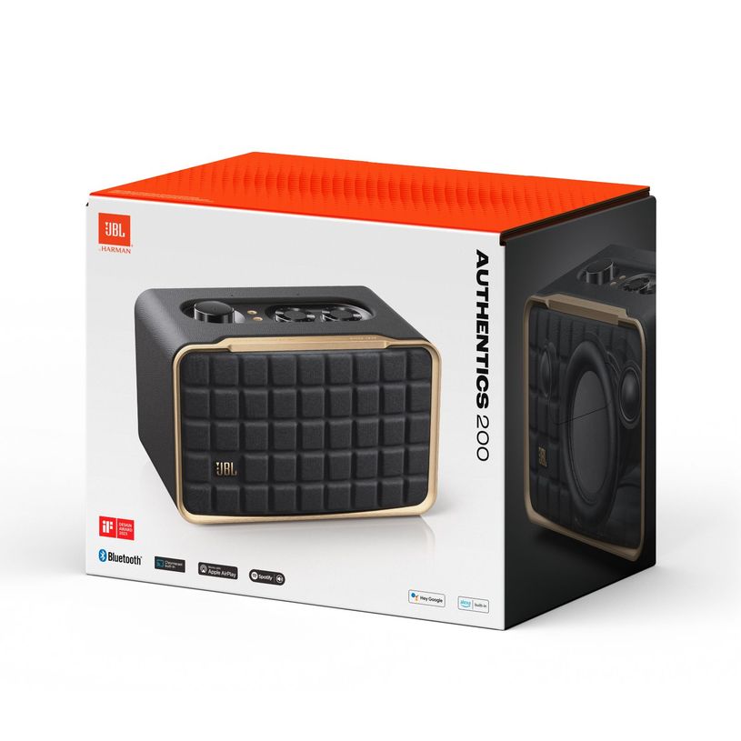 1200130000638-JBL Authentics 200 - Enceinte intelligente - 2 haut-parleurs - Bluetooth, Wi-Fi 6 - noir--15