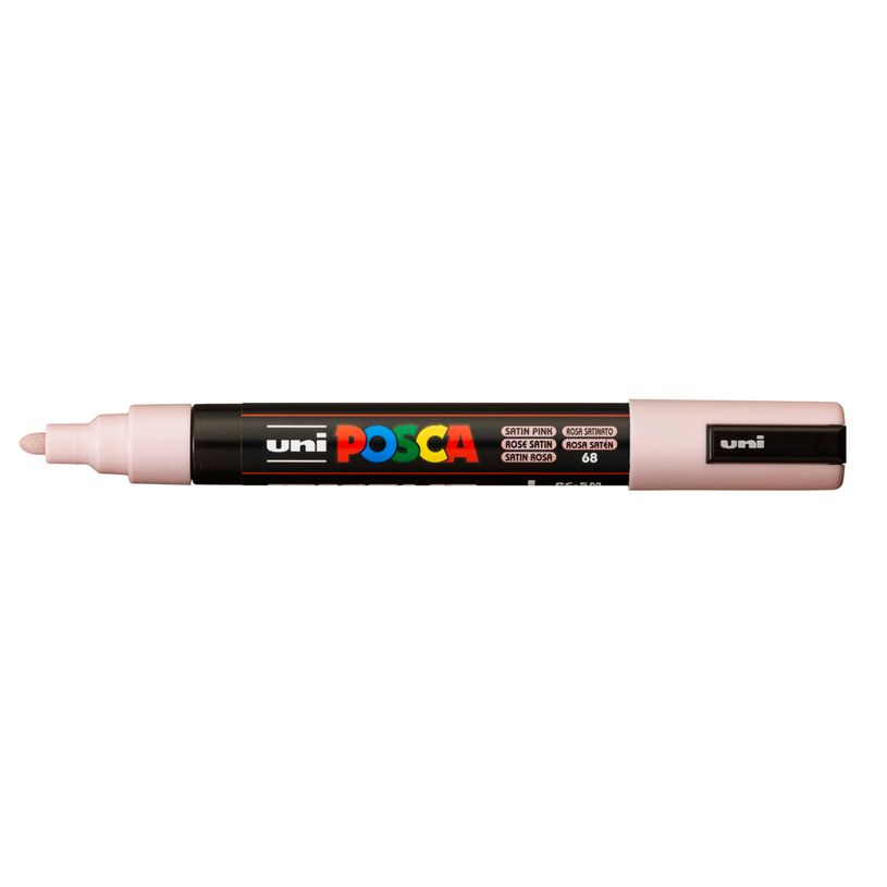 4902778305188-Posca - Marqueur peinture pointe moyenne - rose satin--0