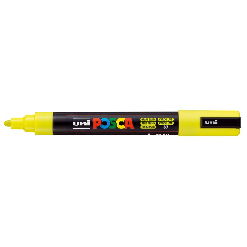 4902778319345-Posca - Marqueur peinture pointe moyenne - vert raisin--0