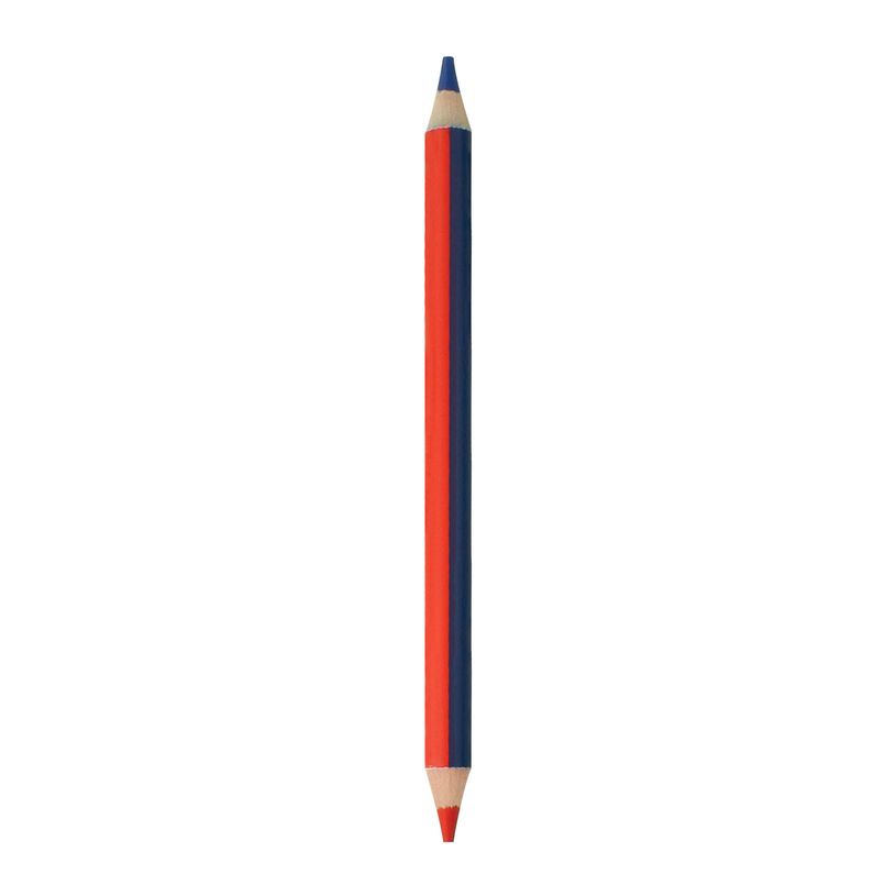 8051739306996-Legami Jumbo - Crayon 2 couleurs - rouge et bleu--0