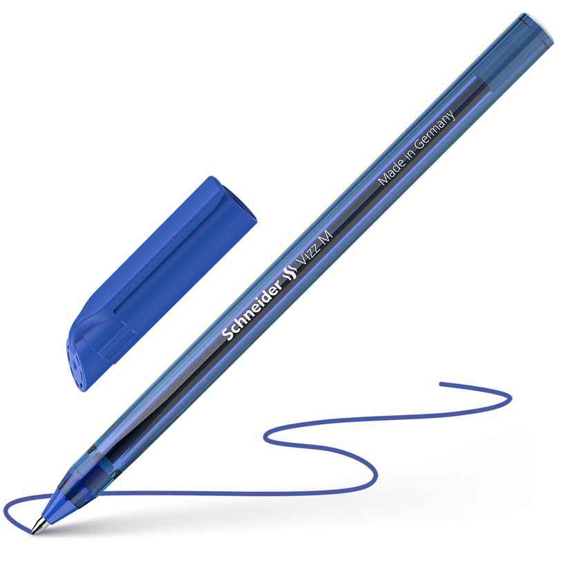 4004675129543-Schneider – Stylo Bille Vizz - Bleu - Pointe Moyenne--0