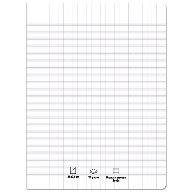 -Les prix Mini - Cahier 24 x 32 cm - 96 pages - grands carreaux (Seyes) --0