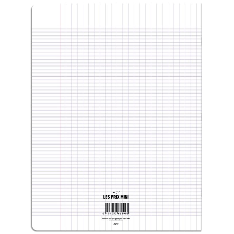 -Les prix Mini - Cahier 24 x 32 cm - 96 pages - grands carreaux (Seyes) --1