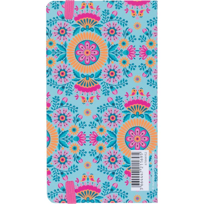 3664447211695-Agenda Merida - 1 semaine sur 2 pages - 9,5 x 17,5 cm - bleu - Oberthur--2