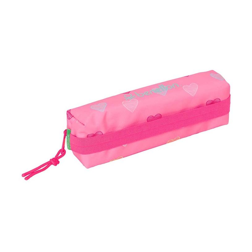 8412688616718-SAFTA - Estuche - rectangular, con cinta elástica, 22 cm - Benetton "Heart"-P_405266018_3-3