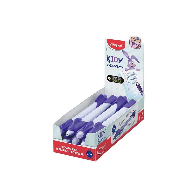 3154142296016-Maped - Kidy Learn Magic - Stylo d’apprentissage effaçable - roller - bleu lapin - 0,7 -P_405266360_4-1