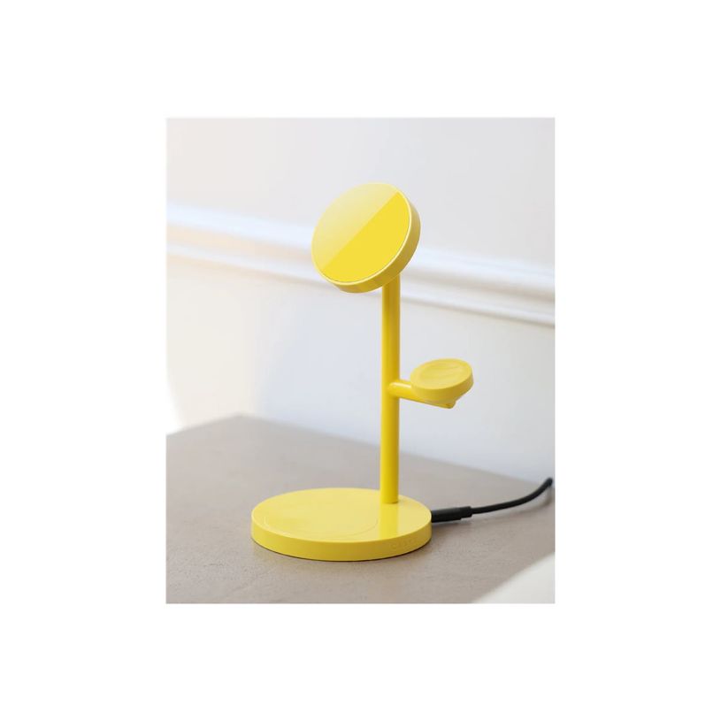 3701506207869-Casyx - Support de chargement sans fil - 3 en 1 + adaptateur secteur - 15 W - Jaune dune-P_405266452_6-3
