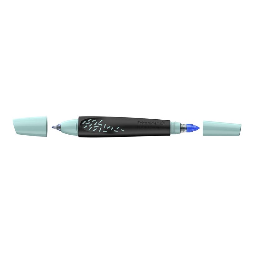 4004675190345-Schneider - Breeze - Roller à cartouche - Noir-Menthe - M-P_405266628_1-0