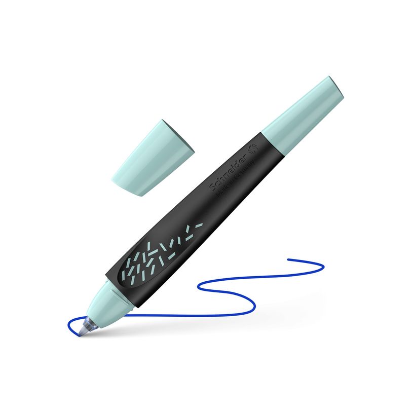 4004675190345-Schneider - Breeze - Roller à cartouche - Noir-Menthe - M-P_405266628_2-2