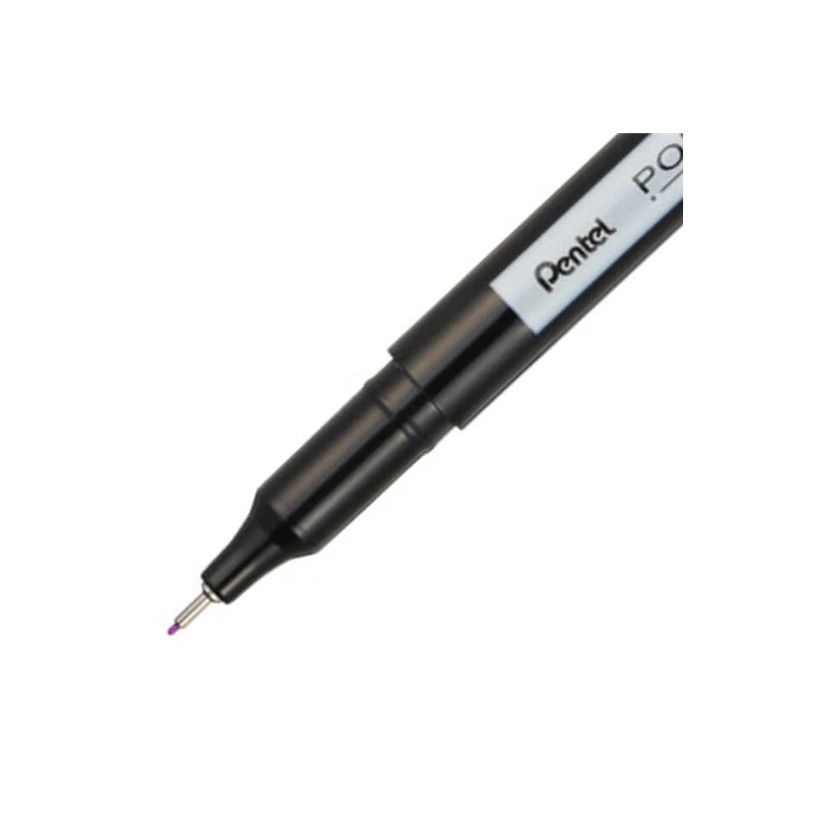 884851108340-Pentel - Pointliner Colour - 6 feutres technique assortis - noir, rouge, bleu, vert, violet - 0-P_405266745_2-4