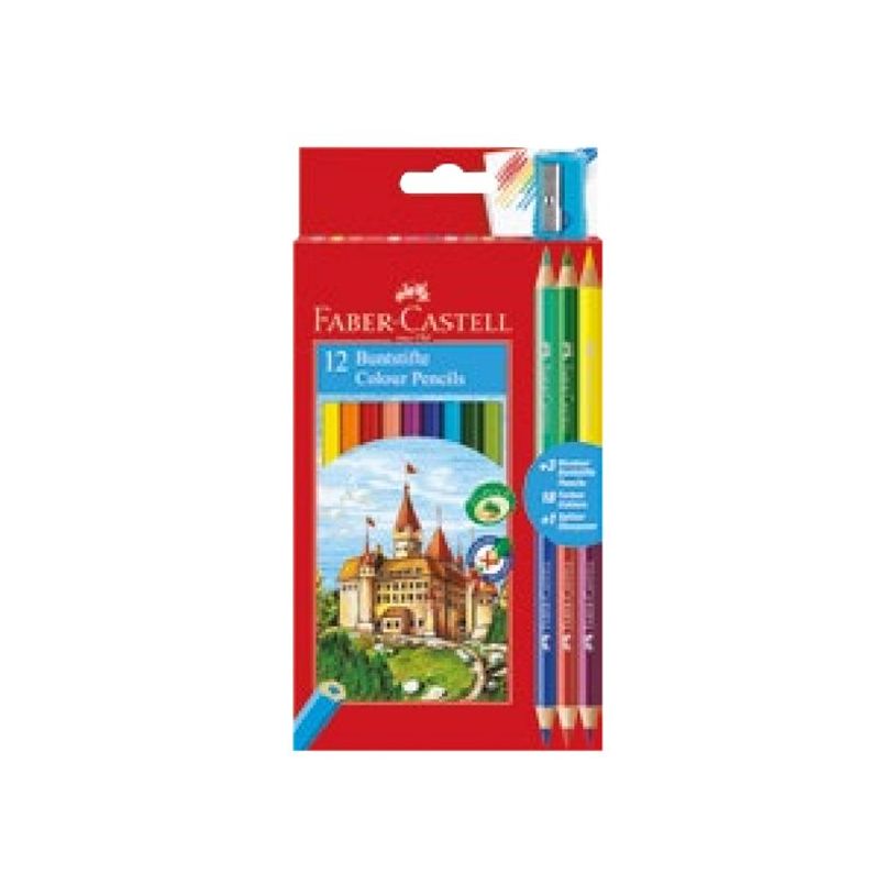 7891360595540-Faber-Castell Classic Colour – Set de 15 Crayons de Couleur à Double Pointe – Couleur-P_405266919_1-0