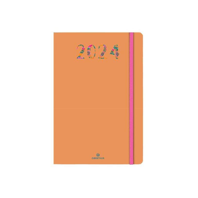 3664447211695-Agenda Merida - 1 semaine sur 2 pages - 9,5 x 17,5 cm - bleu - Oberthur-P_405266974_1-3